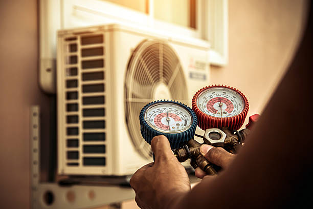 Professional Hvac Maintenance technician working in Driggs, ID